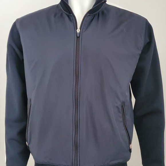 GAP Jackets & Coats Vintage Gap Track Jacket Xl Retro Blue White